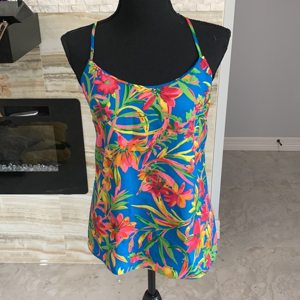 J.Crew tropical print tank top. Women’s size 0‎ ((284)